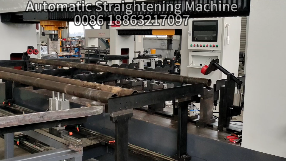 straightening machine for shafts