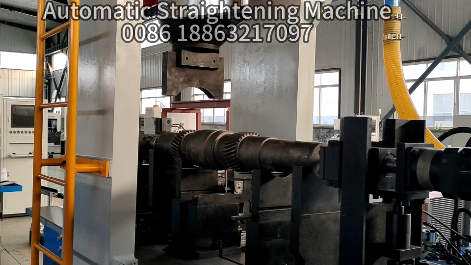 High precision hydraulic shaft straightening machine