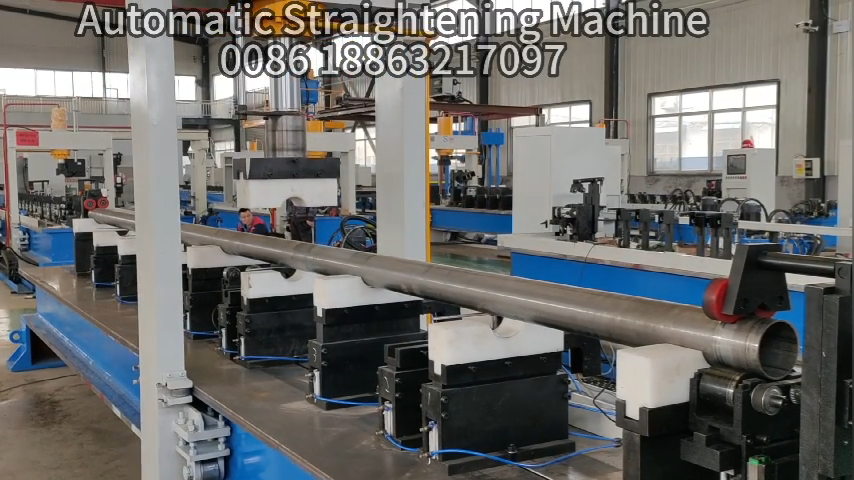 automatic straightening machine for pipe
