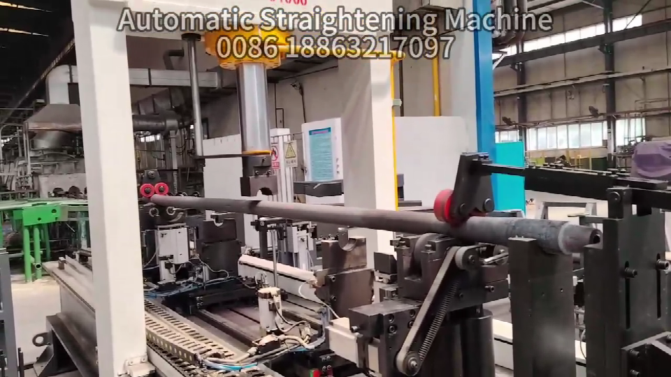 Automatic Oil drill pipe straightening machine